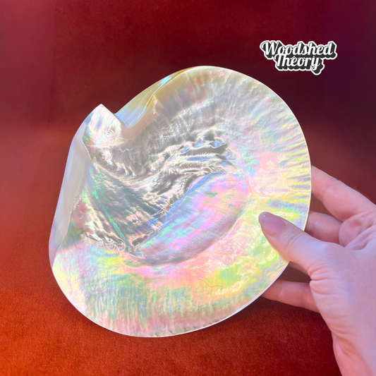 Mother of Pearl Shell Caviar Plates | Set of Four