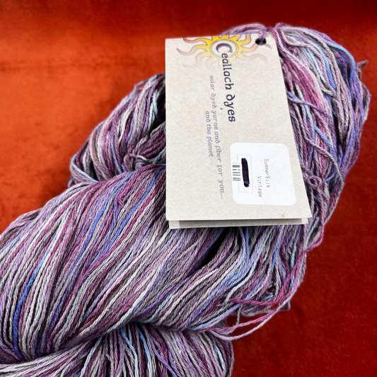 Ceallach Dyes Yarn SummerSilk in Vintage | 100% Matka Silk