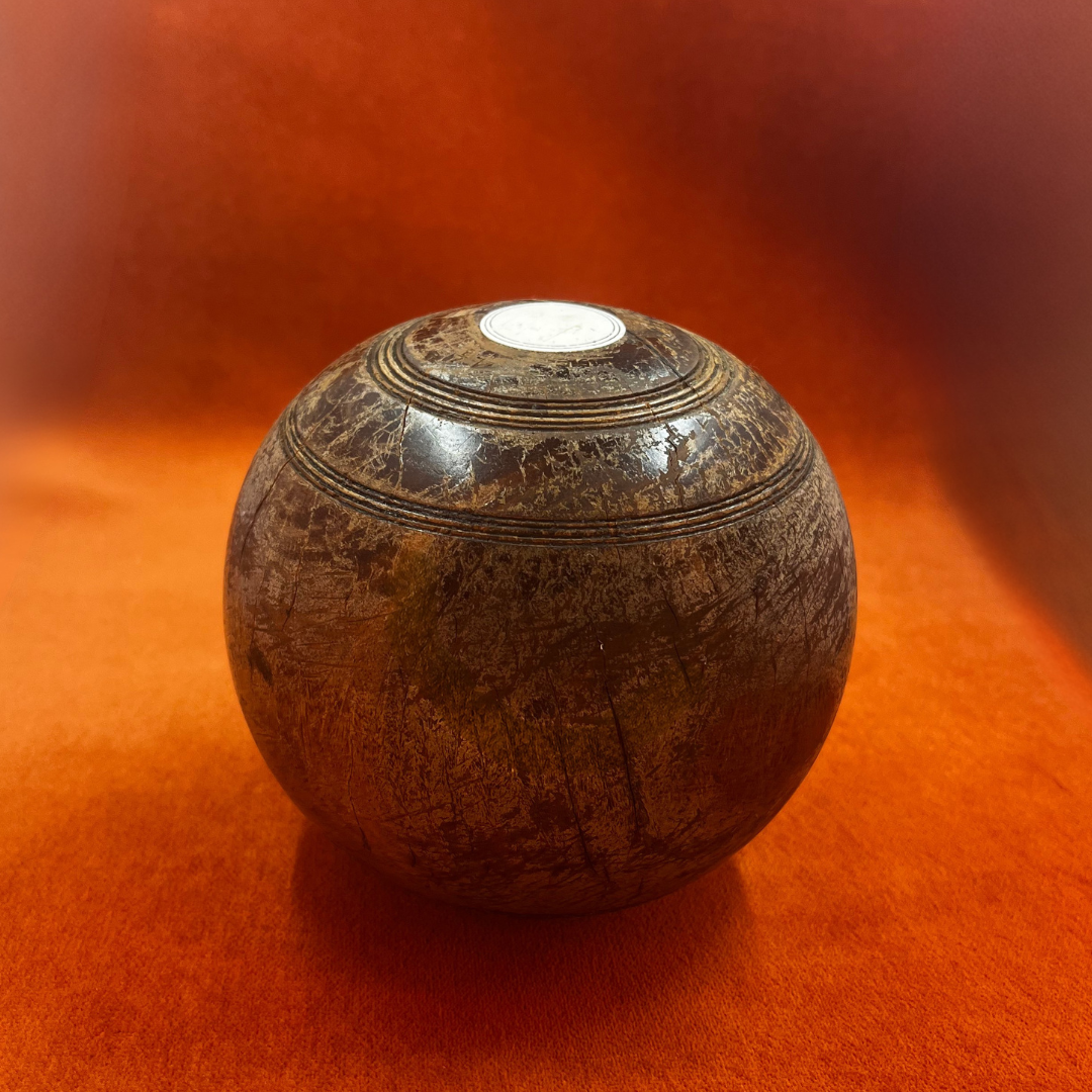 Antique Bocce Ball – Taylor-Rolph Co. Ltd. 4 7/8" Vintage Lawn Ball, St. John's Set profile