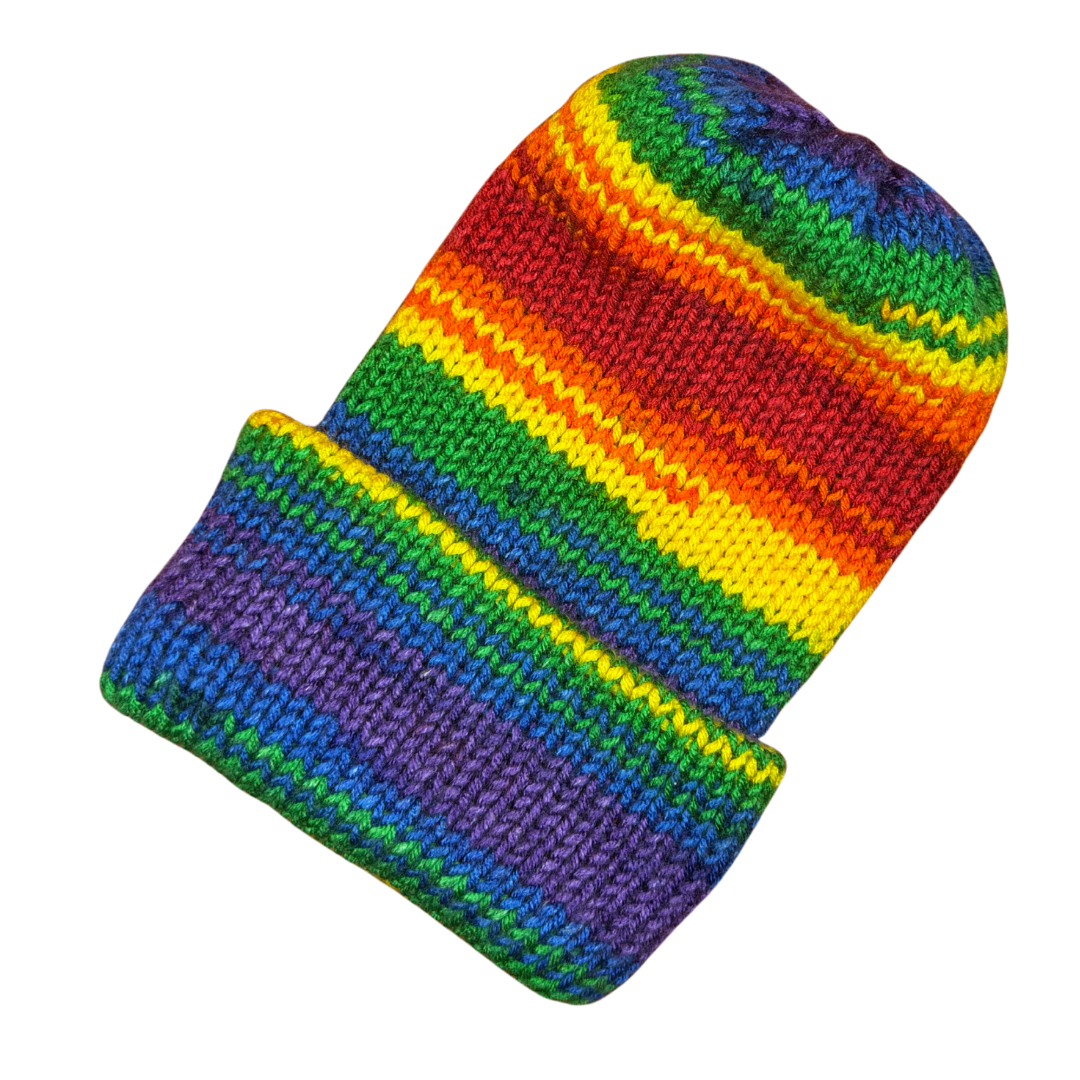 Rainbow Logo Beanie A Back