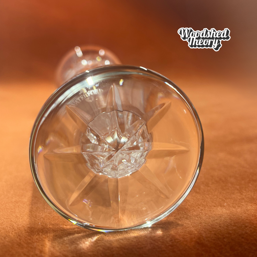 Vintage Waterford Crystal Bud Vase – Flared Opening, Tapered Stem, Elegant 8" bottom stamp