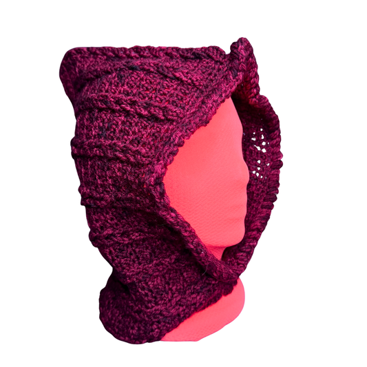 Unusual Things 100% Wool Crochet Hood
