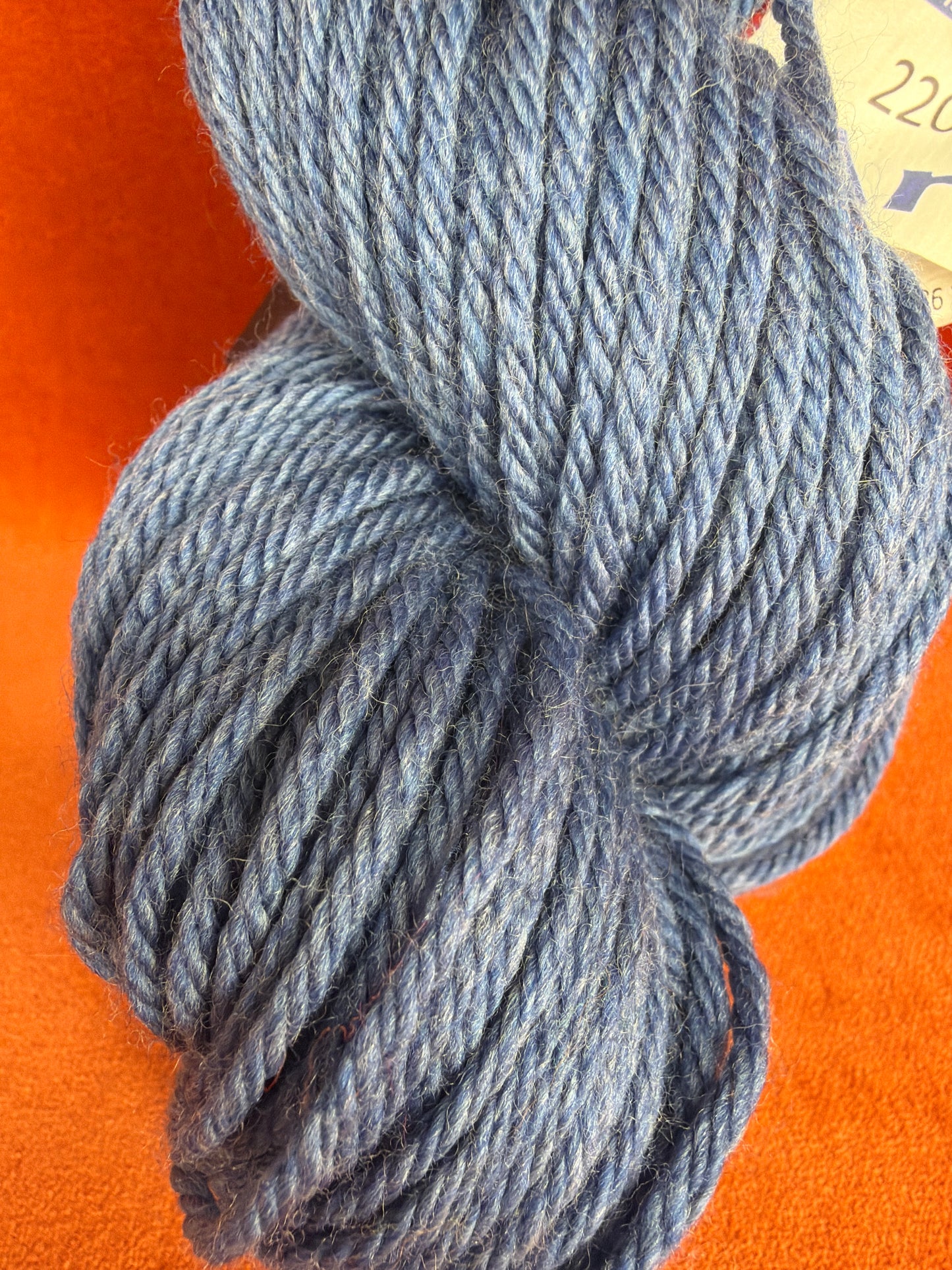 1 Hank of Cascade 220 Superwash Aran Col. 1958 (Blue)