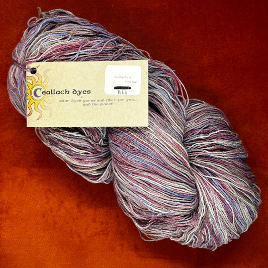 Ceallach Dyes Yarn SummerSilk in Vintage | 100% Matka Silk