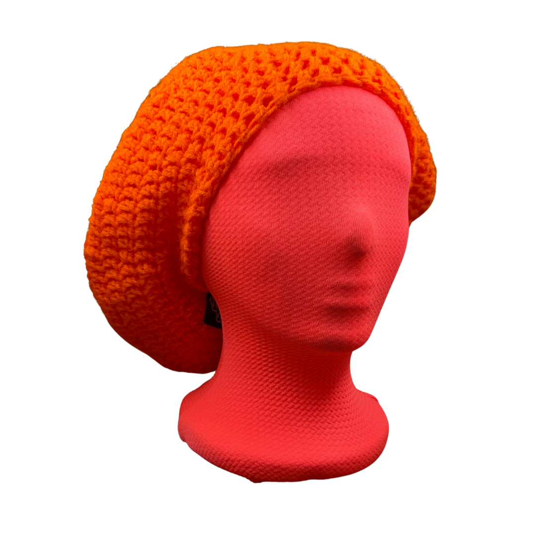 Hypnotic Beret Orange (Glow-in-the-Dark) Beanie