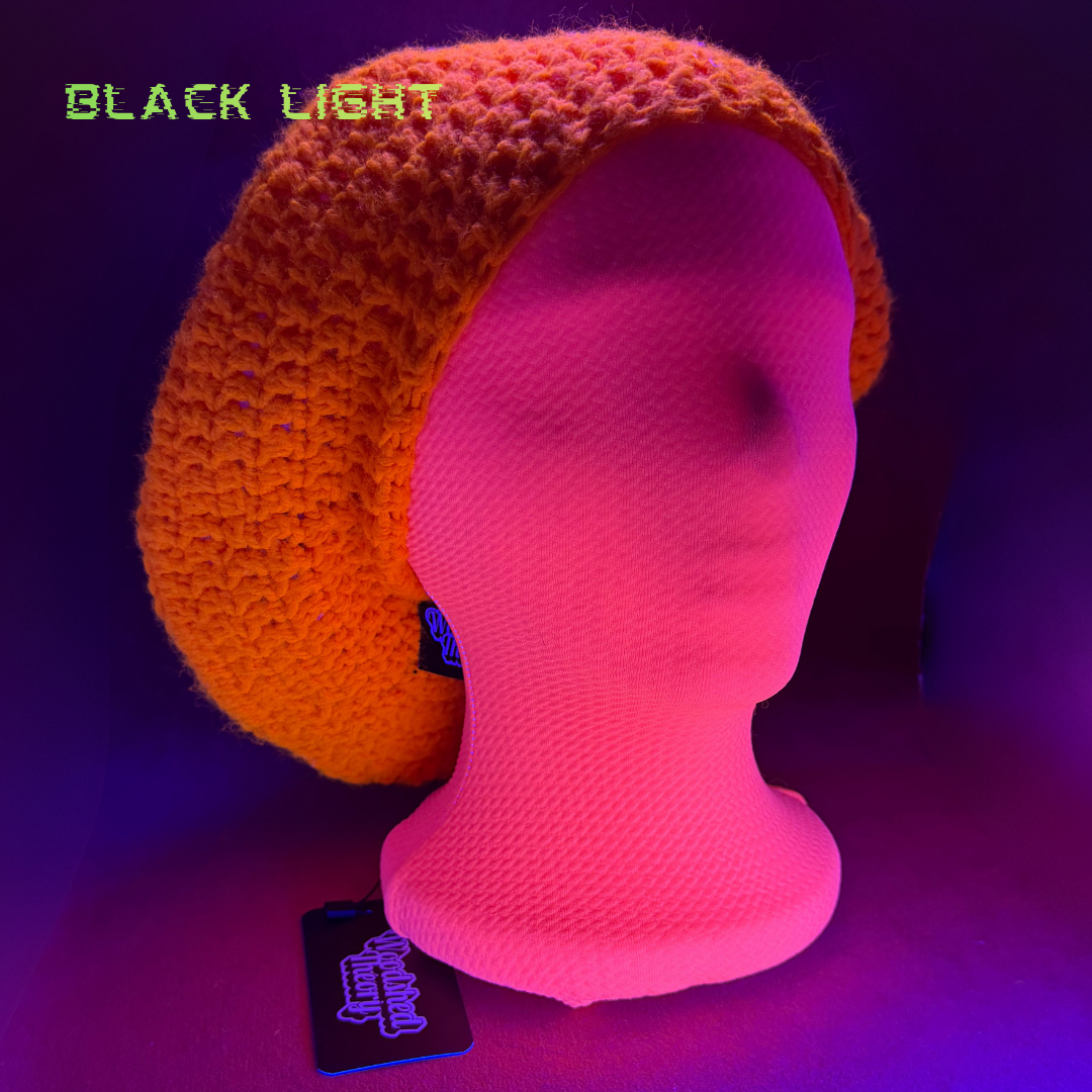 Hypnotic Beret Orange (Glow-in-the-Dark) Beanie