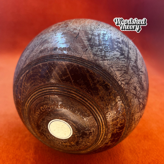 Antique Bocce Ball – Taylor-Rolph Co. Ltd. 4 7/8" Vintage Lawn Ball, St. John's Set detail 