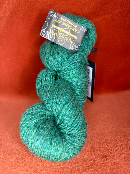 Cascade Yarns 220 Heathers Col. 9685 (Greens) full 