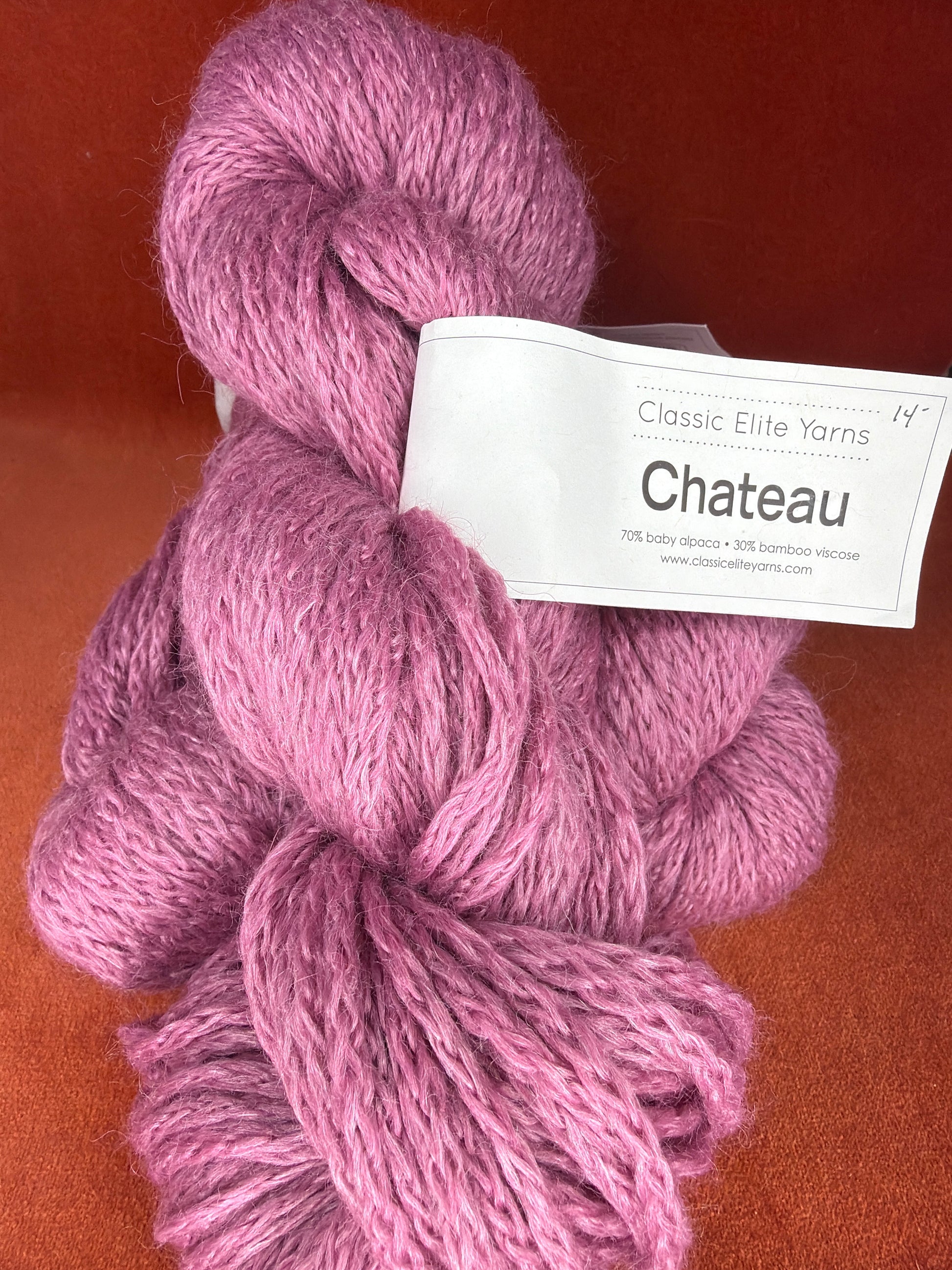 Classic Elite Yarns Chateau Col. 1419 Pink Mauve full 