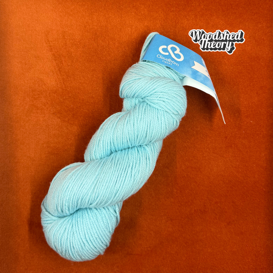 Cloudborn Fibers Superwash Merino Twist in Sky Blue full