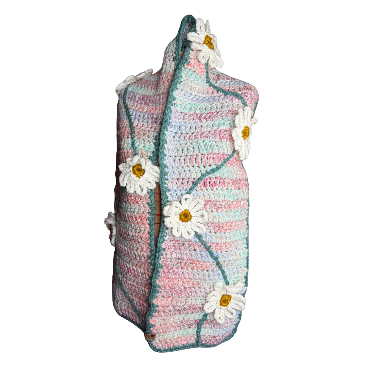 Daisy Chain Super Scarf half
