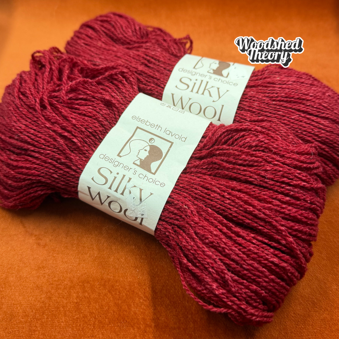 Elsebeth Lavold Designer's Choice Silk Wool Col 56 Bristol Red (2 Balls) close