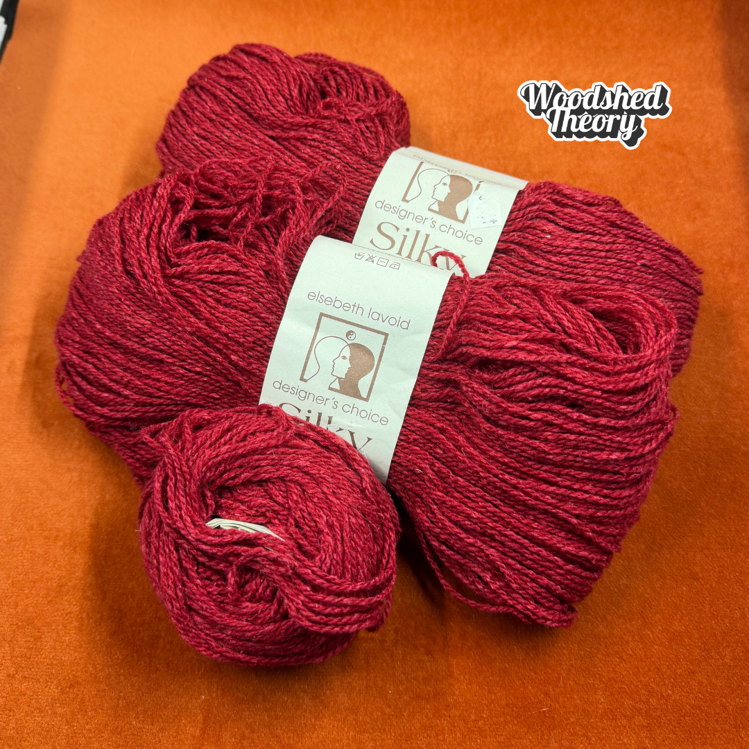 Elsebeth Lavold Designer's Choice Silk Wool Col 56 Bristol Red (2 Balls) 