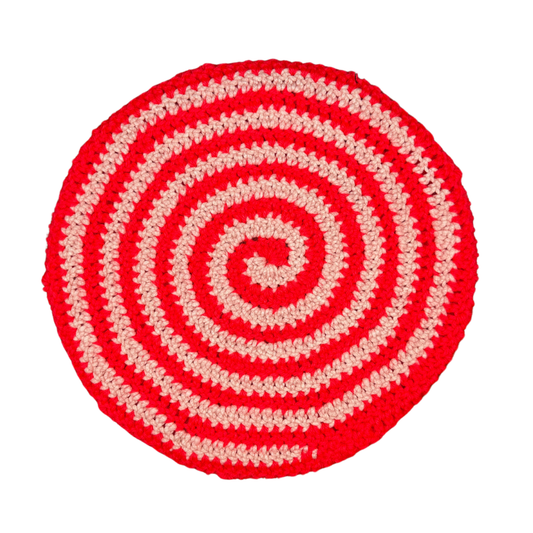 Hypnotic Beret Pink (Glow-in-the-dark beanie) 