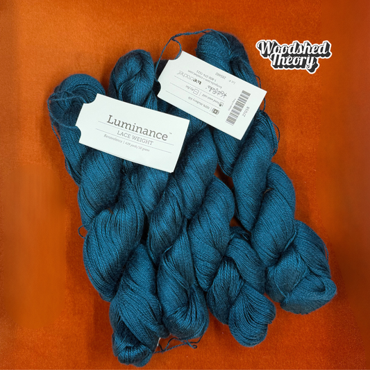 Luminance Lace Weight by Knit Picks col. 27058 Benevolence (4 Hanks) top down
