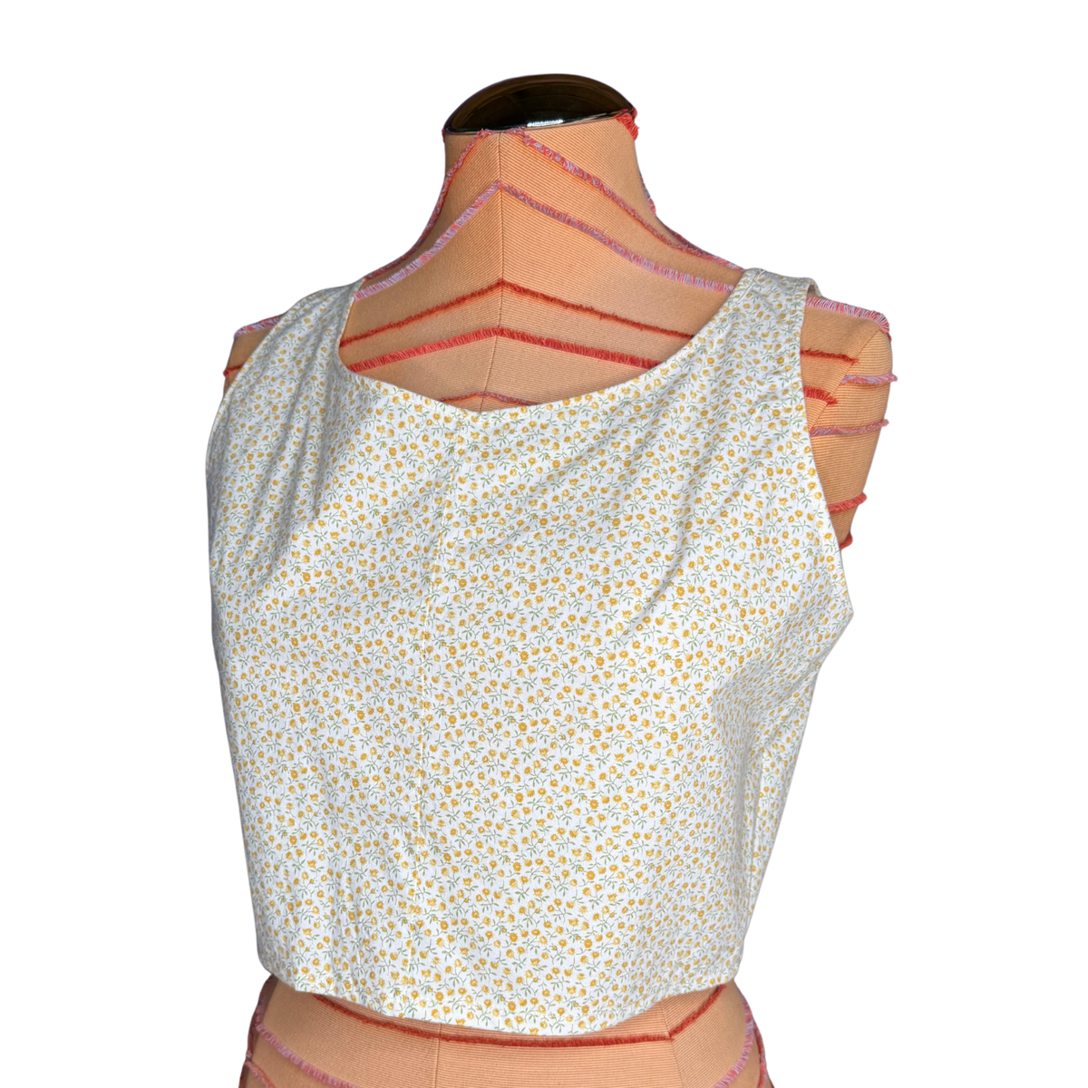 Play Shirt Petite Yellow Floral Size Sfront