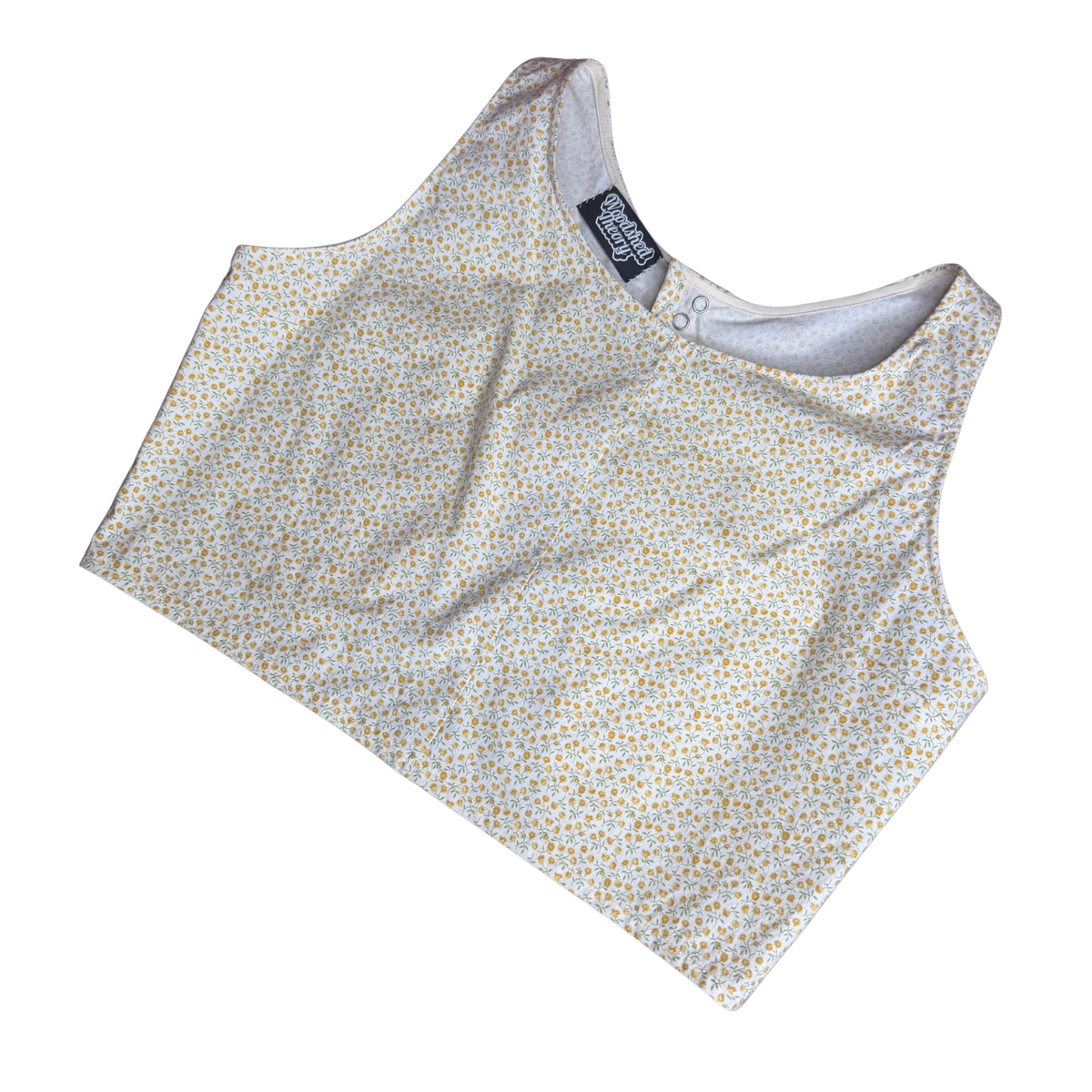 Play Shirt Petite Yellow Floral Size S top down