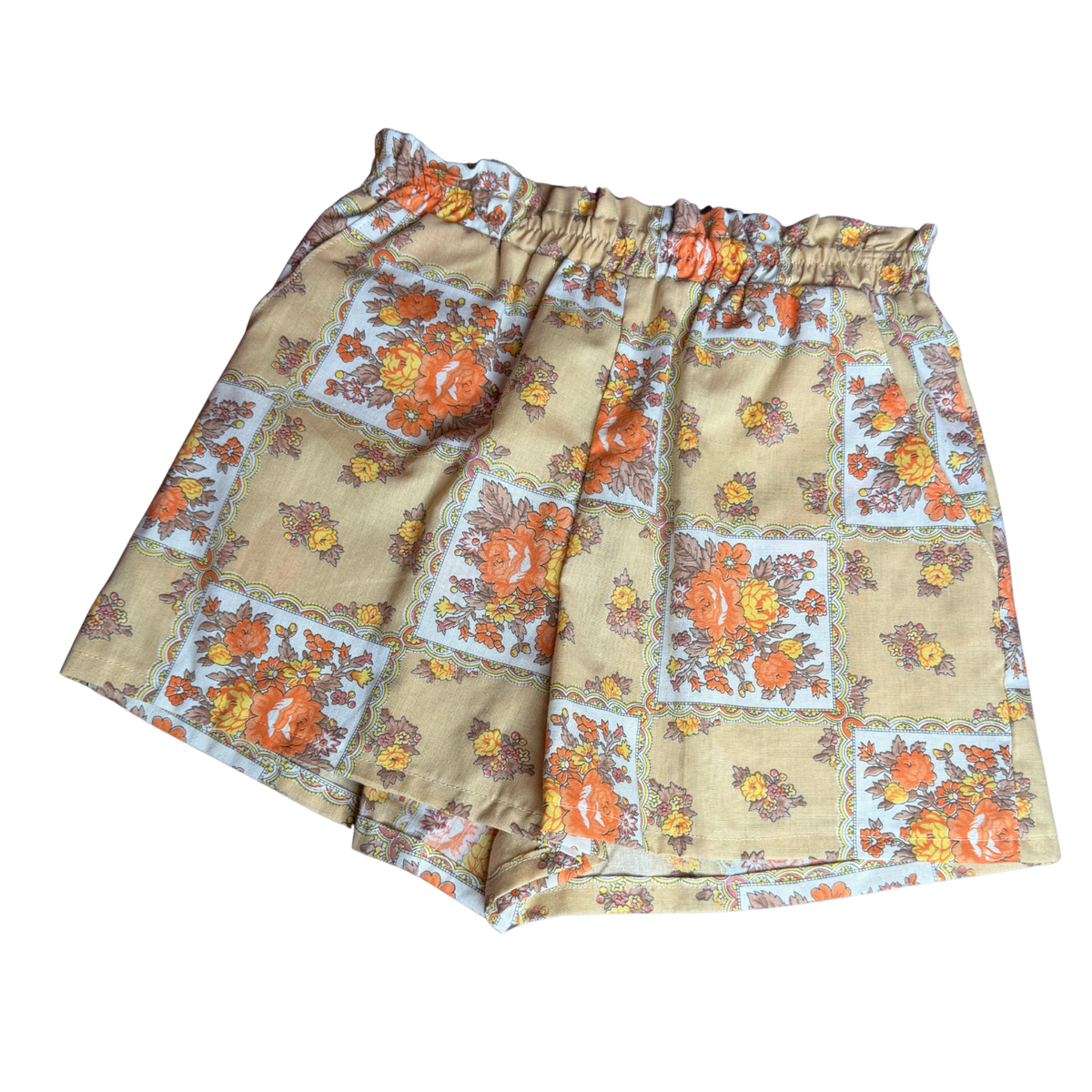 Play Shorts Pockets Autumn Plaid Size XS