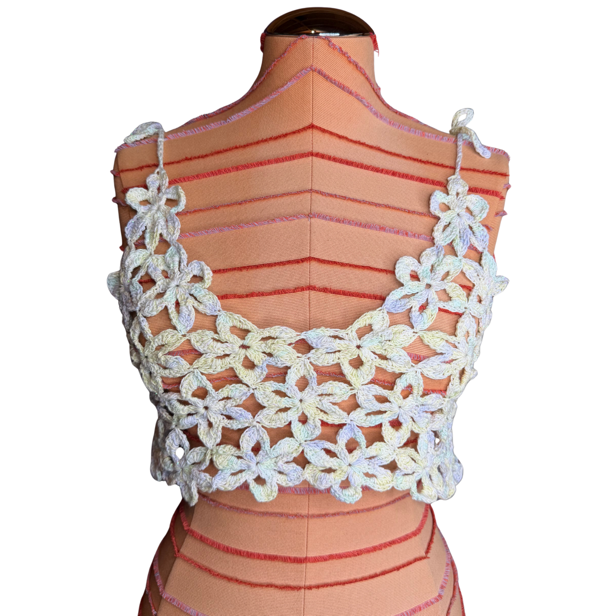 Pretty Petals Crop Top Size XS/S front