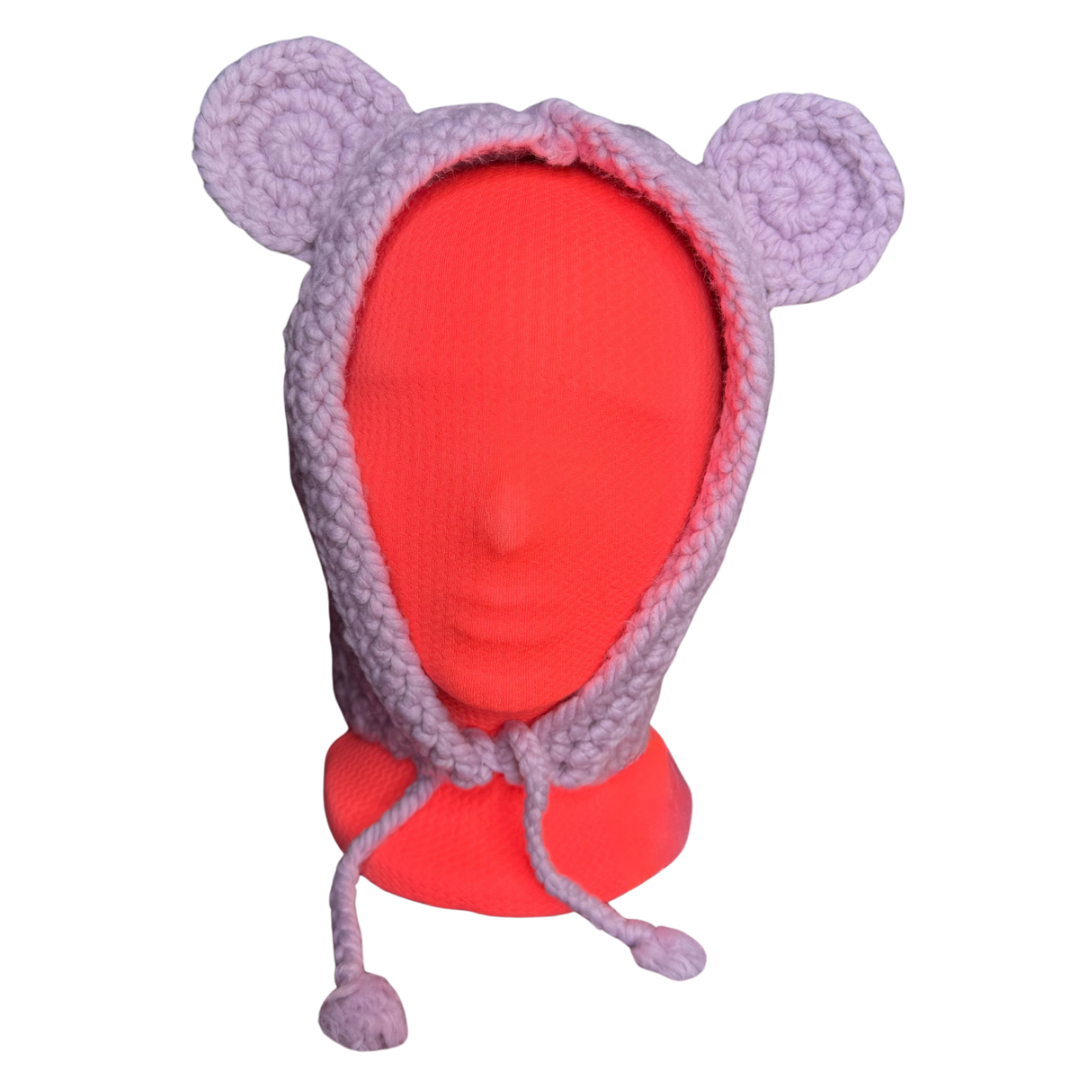 Purple Bear Bonnet (Contains Wool)