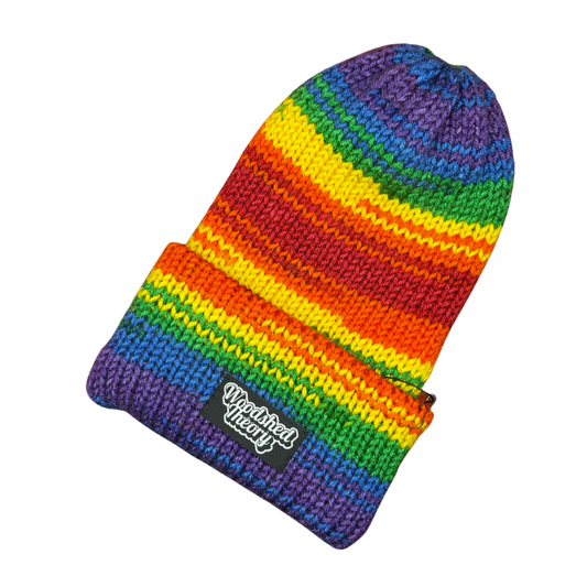 Rainbow Logo Beanie C front