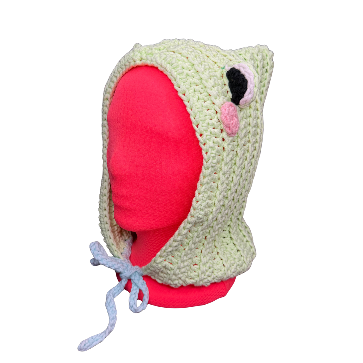 "Ribbit" - Glow in the Dark Frog Hood
