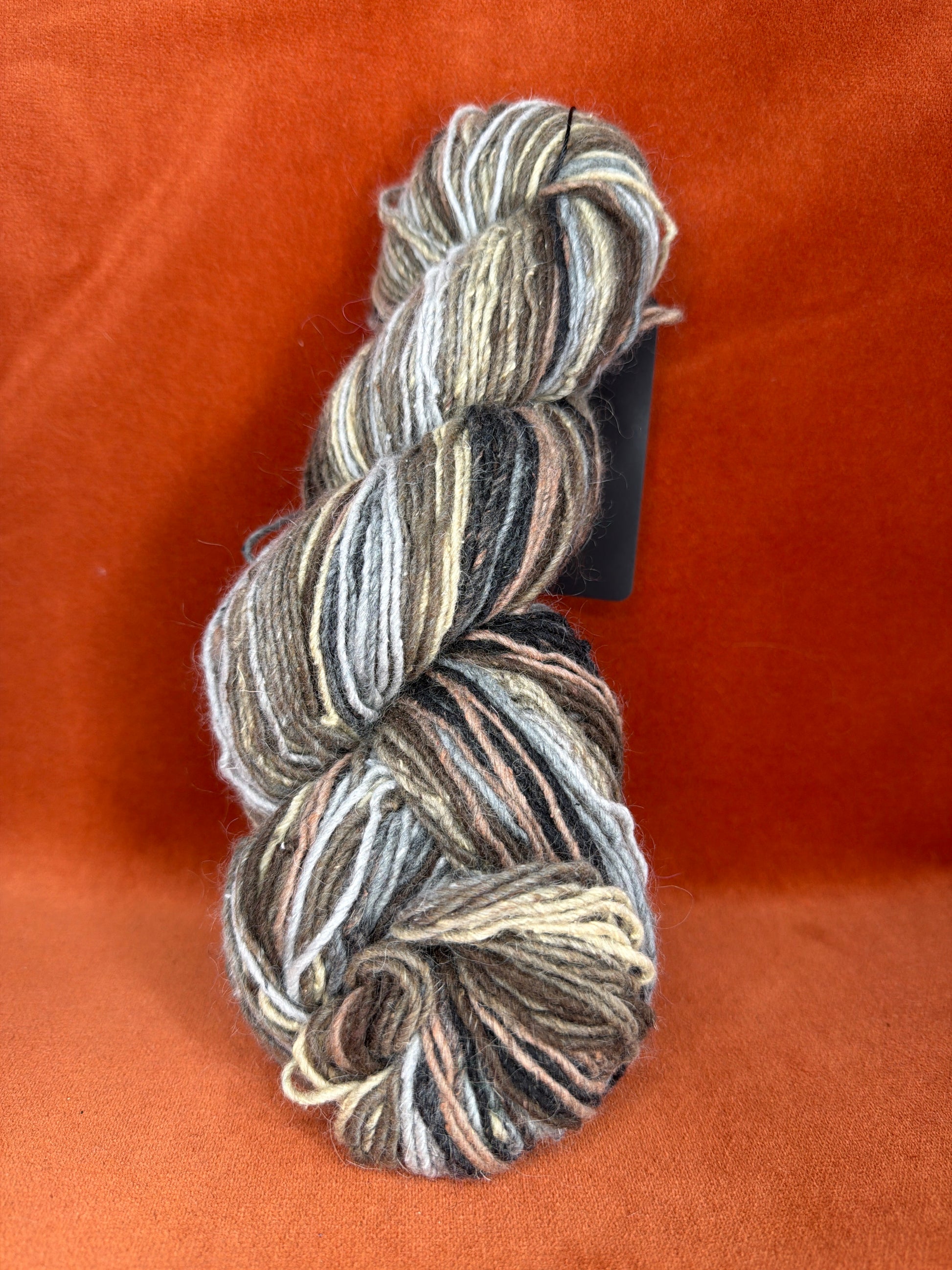 Unlabeled Homespun Wool Yarn Calico 3.5 oz full 