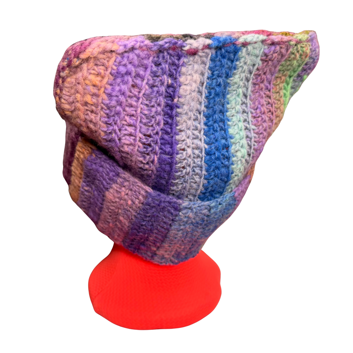 Warm Tides Crochet Cat Ear Hat back