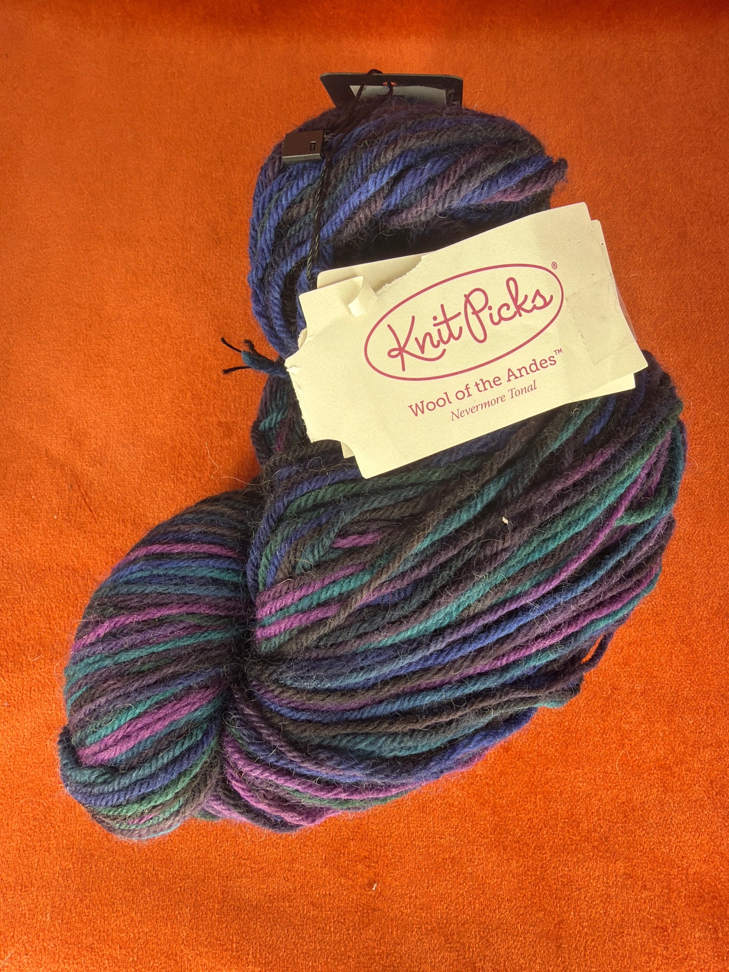 Wool of the Andes Knit Picks Nevermore Tonal top down