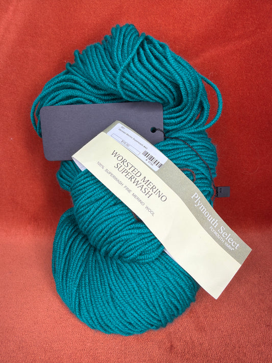 Worsted Merino Superwash Plymouth Select #43 Green Lake full 